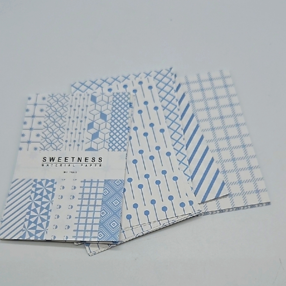 Yanji Mini Craft Paper blue & white NWT - Picture 10 of 10